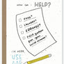 encouragement wildflower seed paper card for mental health